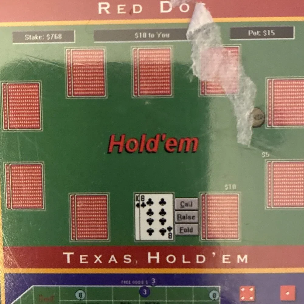 New Casino Master 3.0 PC Game 1997 Windows CD ROM Video Poker Slots Simulation